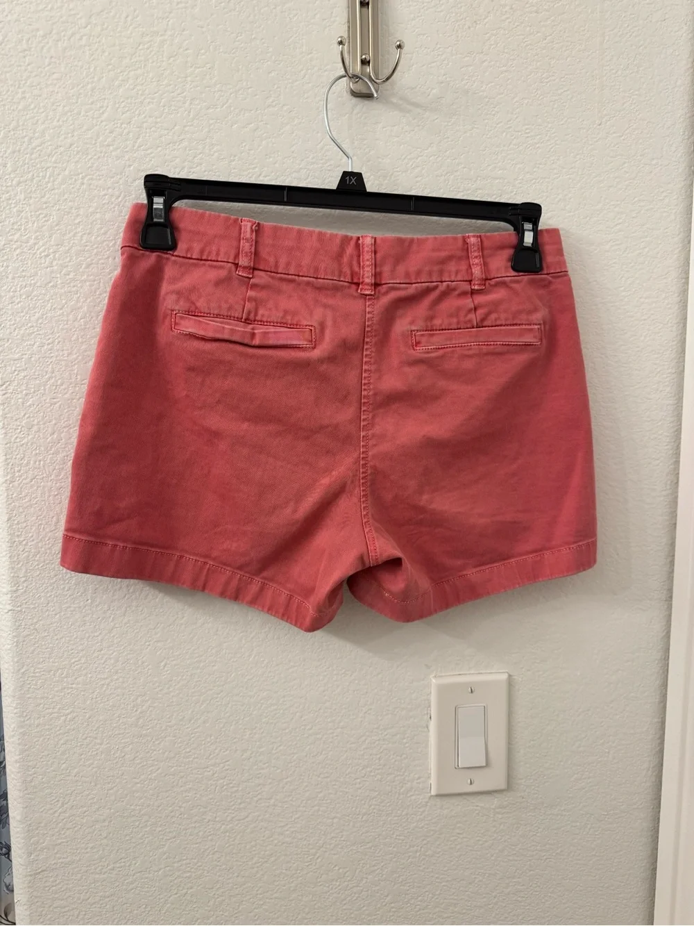 J. Crew Pink Salmon Cotton Blend Shorts size 4 women’s